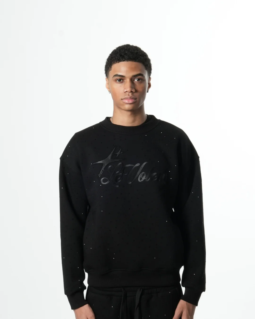 Levoleur-Crewneck-Black-Galaxy Levoleur Crewneck Black Galaxy