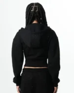 Levoleur Female Zipper Black Galaxy Hoodie