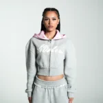 Levoleur Female Zipper Butter Yellow Hoodie