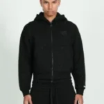 Levoleur Raws Zipper Black Galaxy Hoodie