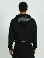 Levoleur Raws Zipper Black Hoodie