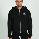 Levoleur Raws Zipper Black Hoodie