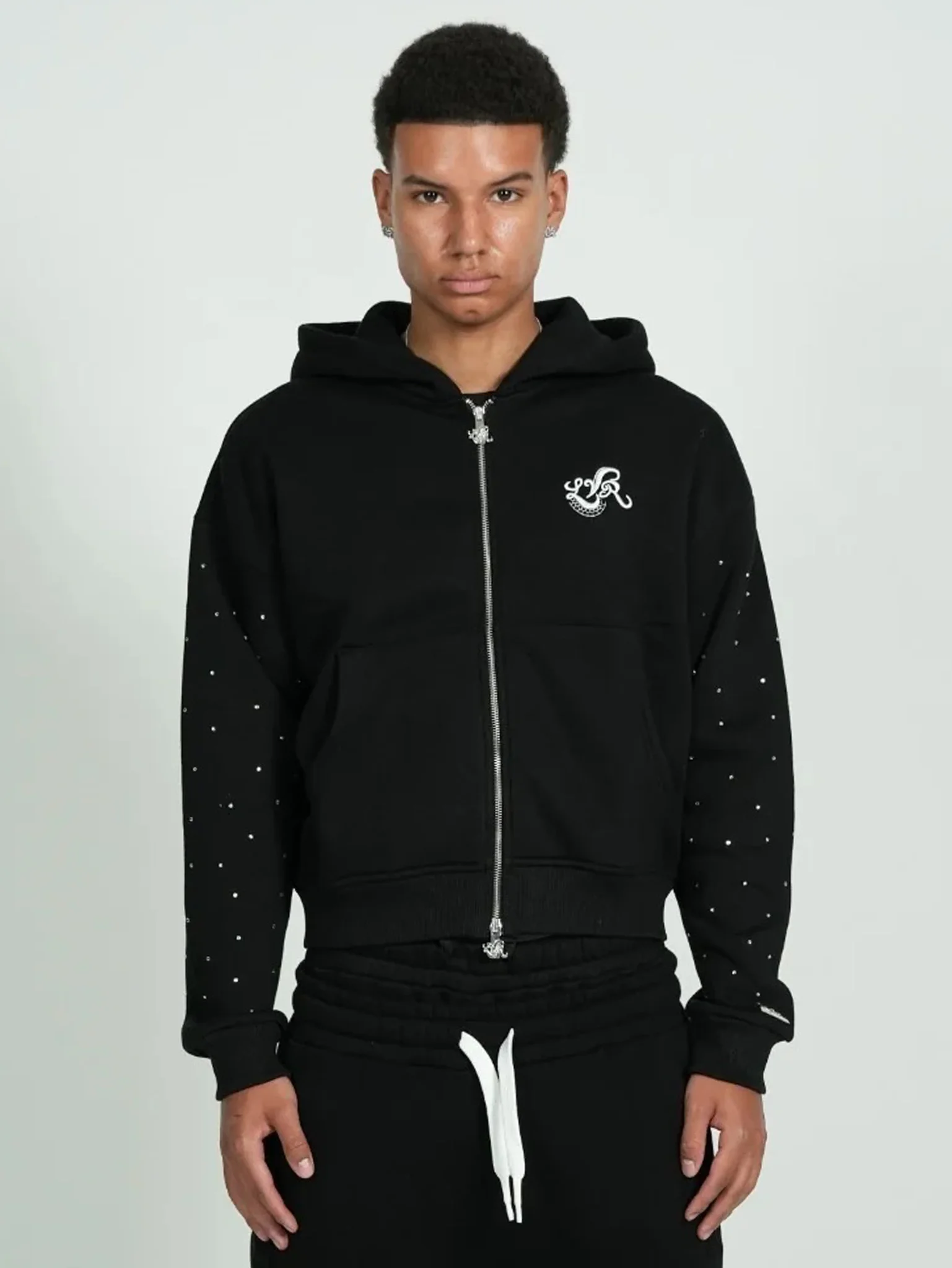 Levoleur-Raws-Zipper-Black-Hoodie Levoleur Raws Zipper Black Hoodie