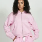 Levoleur Raws Zipper Pink Hoodie