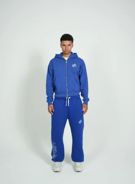 Levoleur Zipper Blue Tracksuit