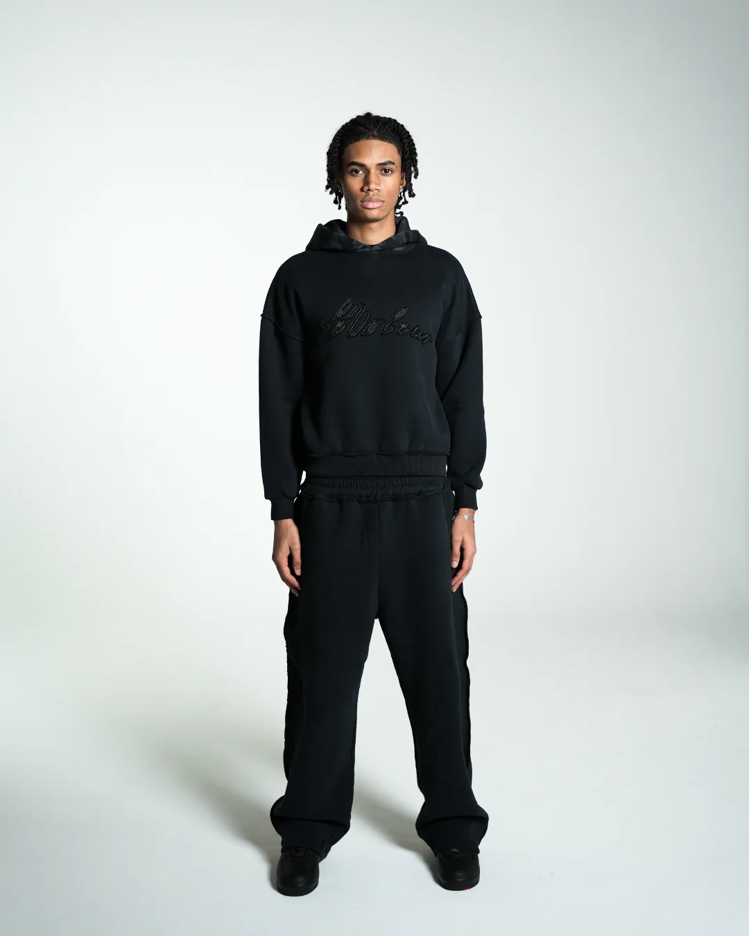 UNISEX-Hoodie-Black-Tracksuit Levoleur Black Tracksuit